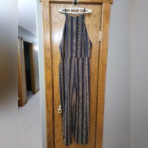 Dynamite Striped Jumpsuit